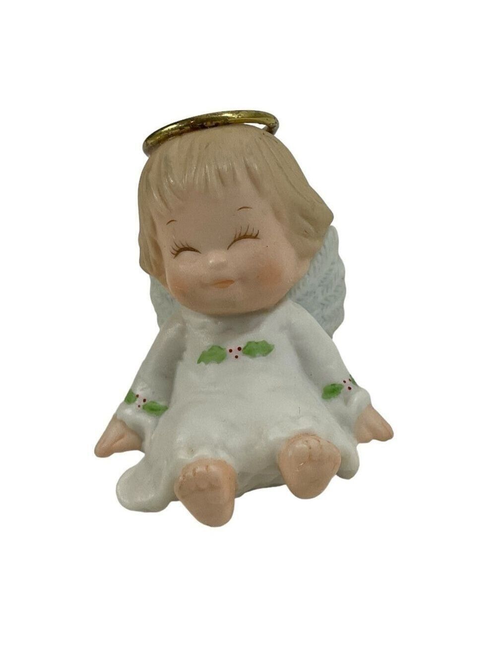 1987 Morehead Enesco Baby Angel Figurine Christmas Decor Vintage approximate 2” - Picture 2 of 9